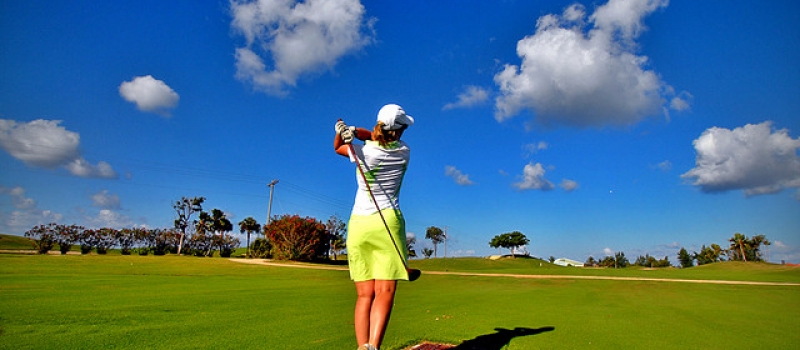 Golfing